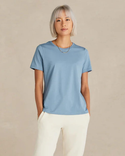 SUPIMA® Cotton Women's Shirt | Cloudy Blue