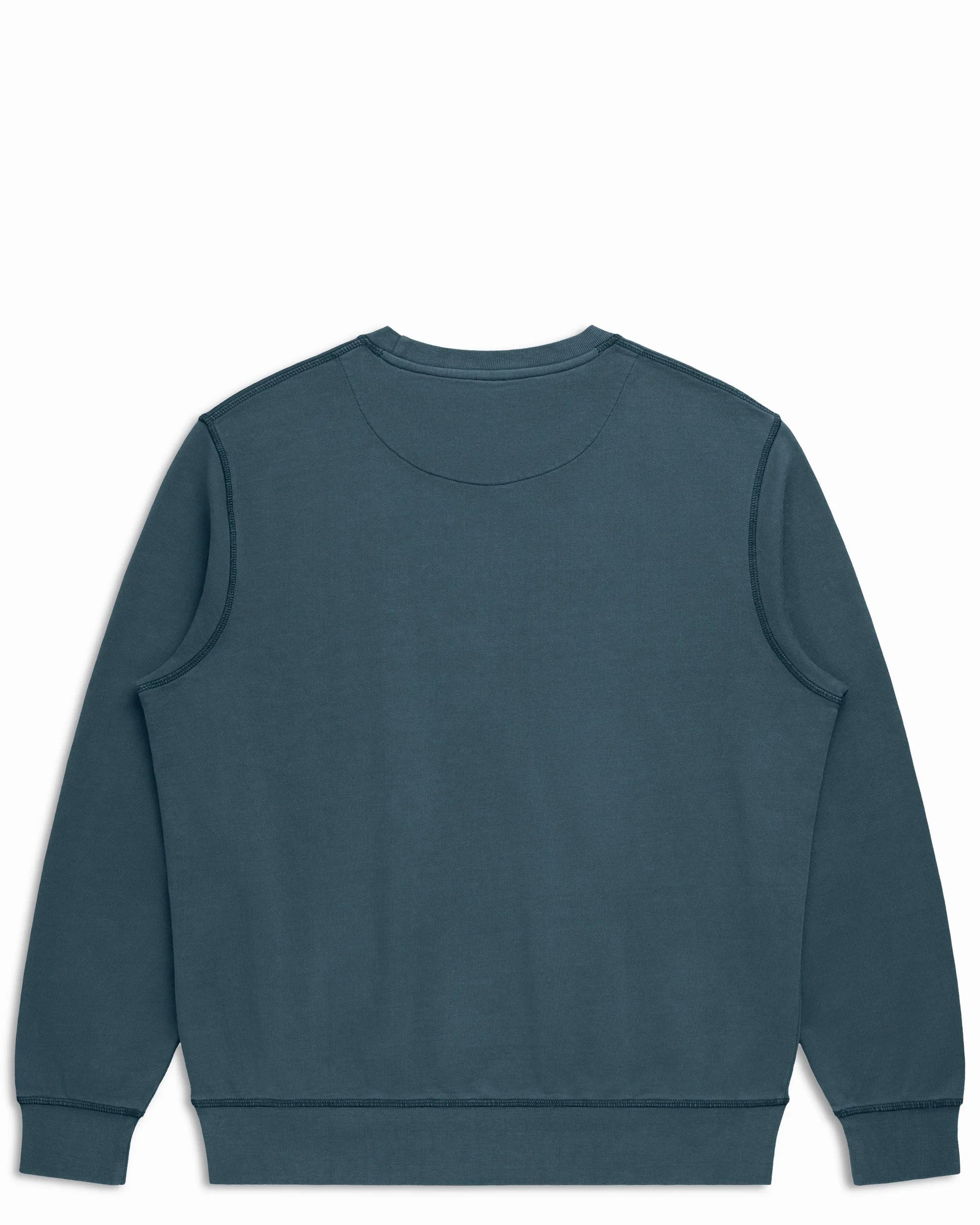Organic Cotton French Terry Crewneck Midweight 10oz Seaside - Rose & Rae Threads