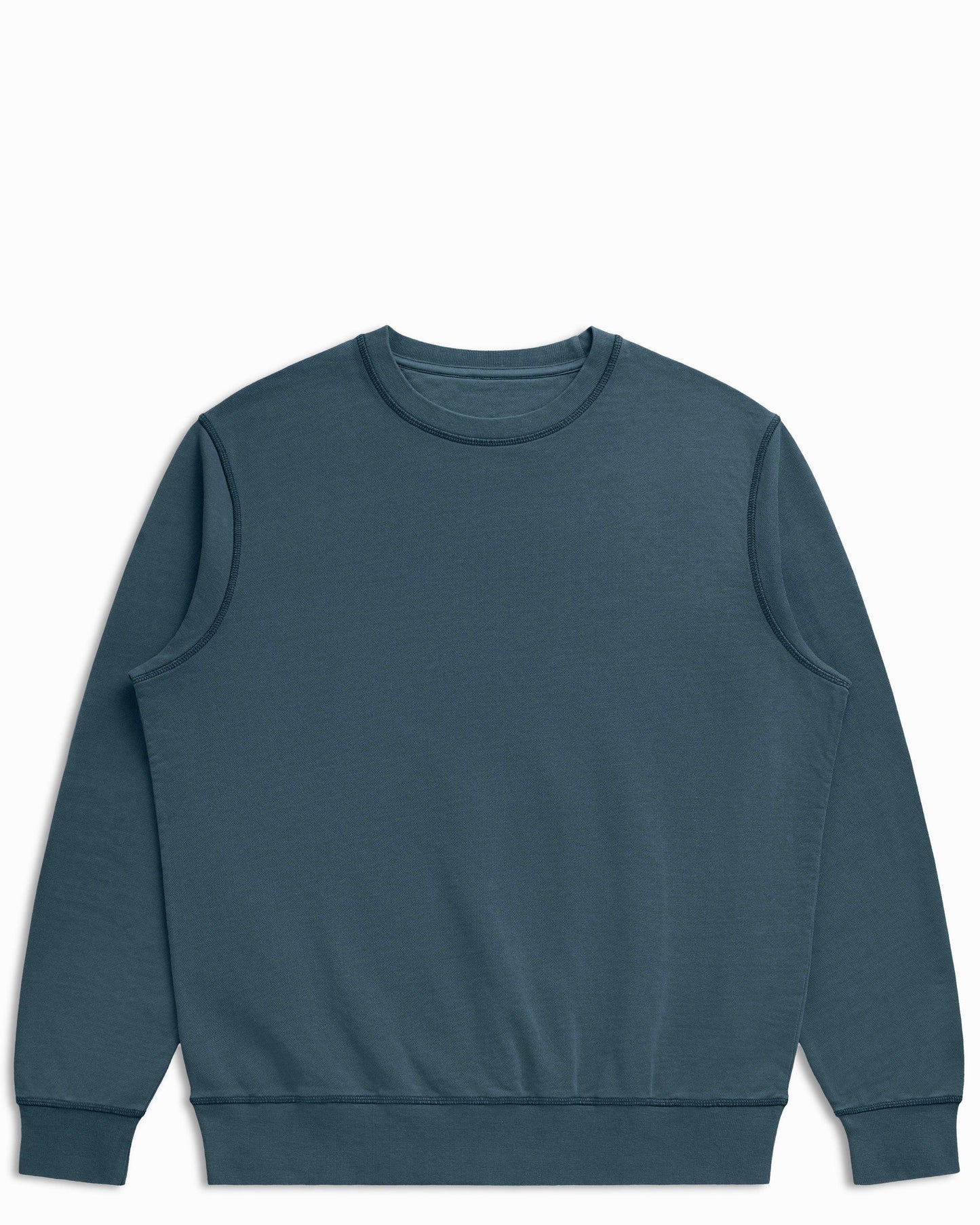 Organic Cotton French Terry Crewneck Midweight 10oz Seaside - Rose & Rae Threads