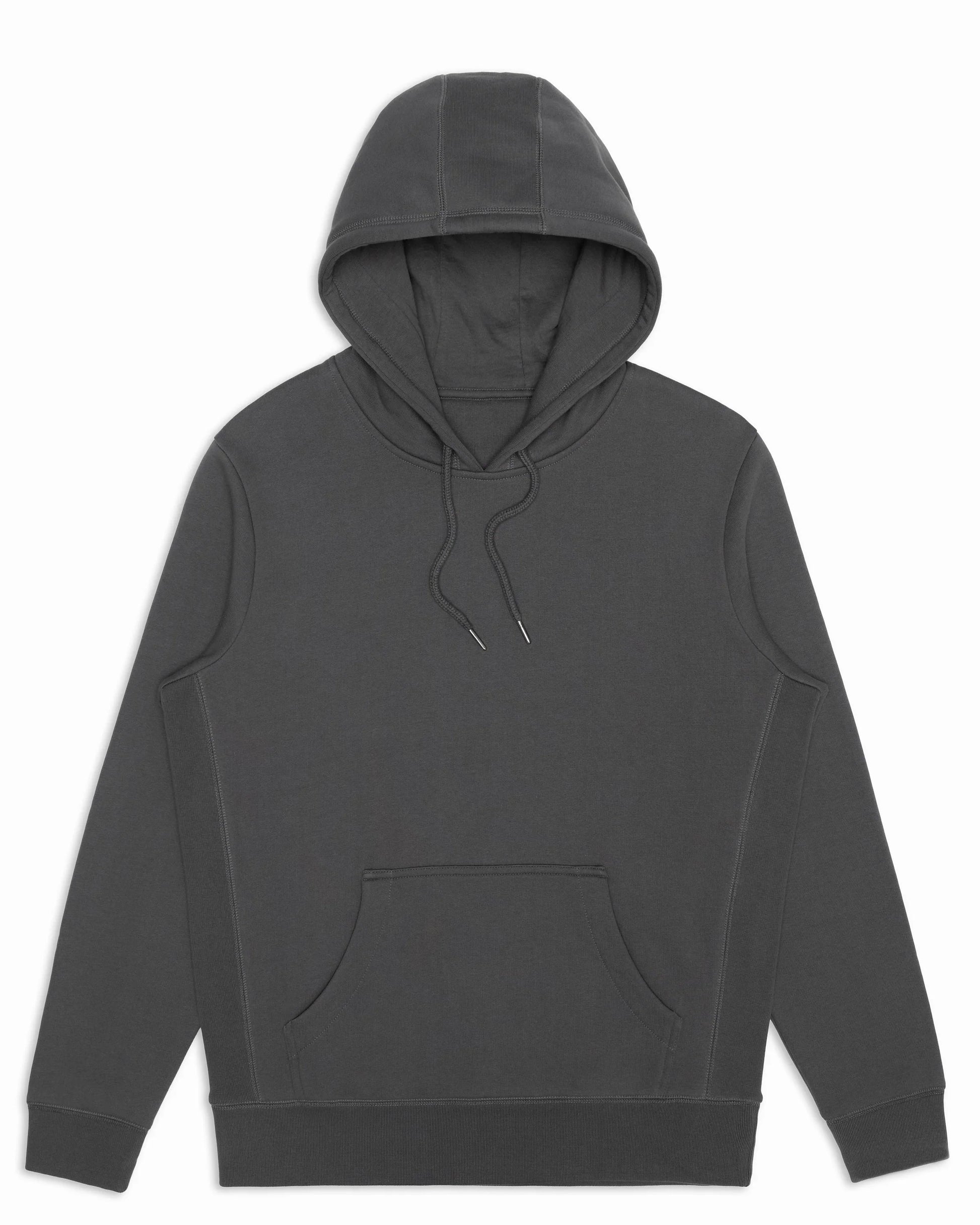 Organic Brushed Cotton Hoodie Midweight 12oz Slate - Rose & Rae Threads