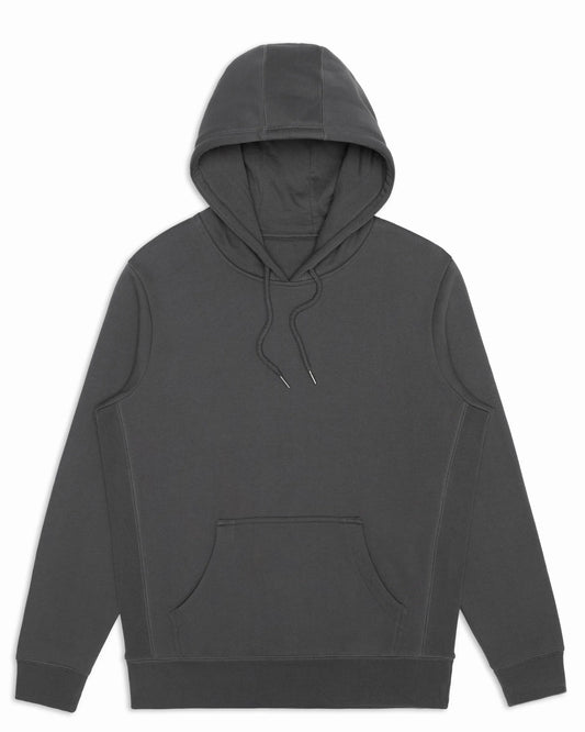Organic Brushed Cotton Hoodie Midweight 12oz Slate - Rose & Rae Threads