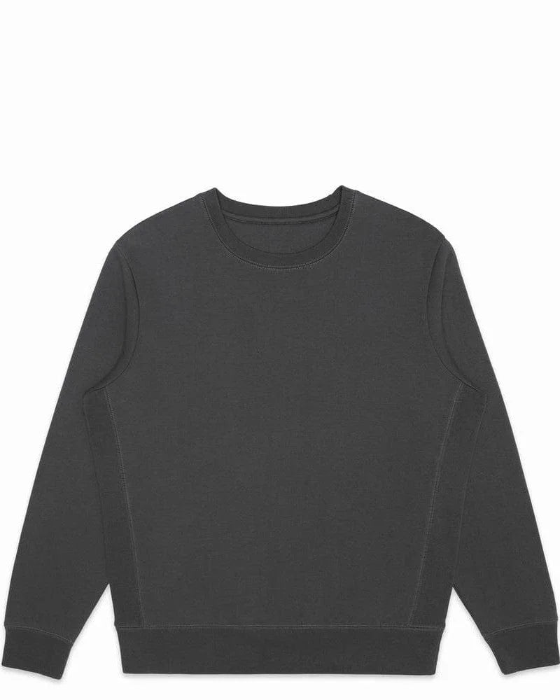 Rose & Rae Organic Brushed Cotton Crewneck Midweight 12oz Slate - Rose & Rae Threads