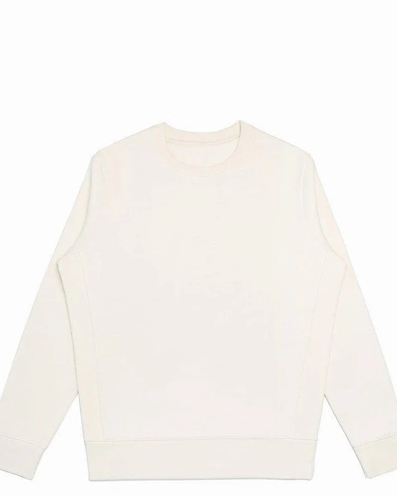 Rose & Rae Organic Brushed Cotton Crewneck Midweight 12oz Natural - Rose & Rae Threads