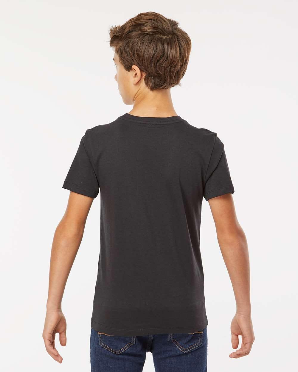 Youth Organic Cotton T-Shirt Black 25.00 - Rose & Rae Threads