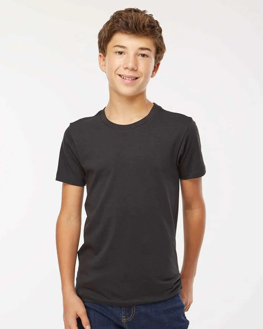 Youth Organic Cotton T-Shirt Black 25.00 - Rose & Rae Threads