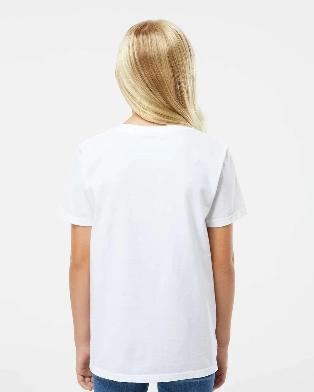 Youth Organic Cotton T-Shirt White 25.00 - Rose & Rae Threads