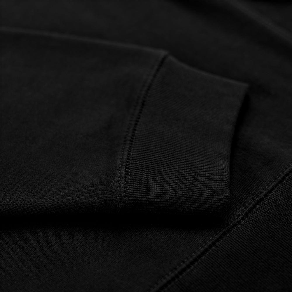100% Premium Organic Brushed Cotton Crew, Coed 12oz - Black 100% Premium Organic Brushed Cotton Crew, Coed 12oz - Black Product Description