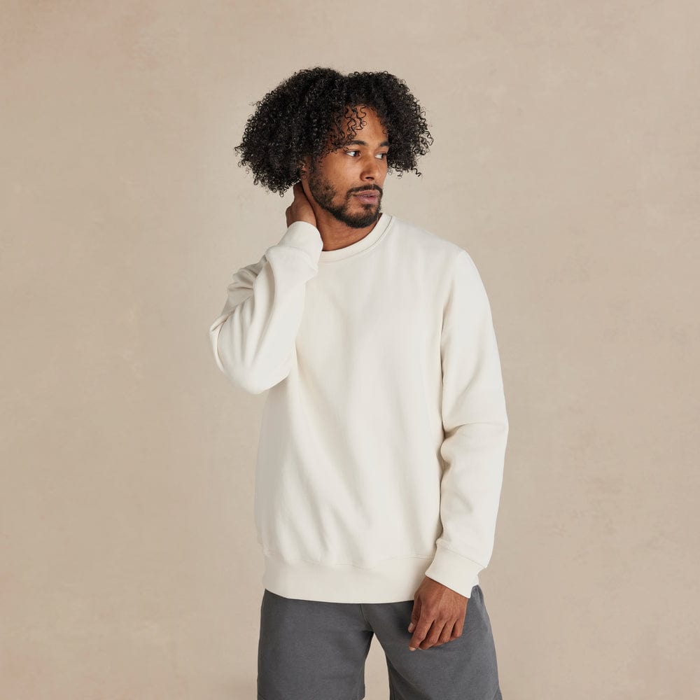 100% Premium Organic Brushed Cotton Crew, Coed 12oz - Natural 100% Premium Organic Brushed Cotton Crew, Coed 12oz - Natural Product Description