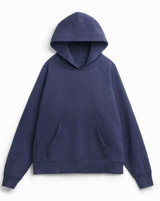 Hoodies S Organic Cotton, French Terry Hoodie. Coed 15oz Heavyweight - Ocean Blue Organic Cotton, French Terry Hoodie. Coed 15oz Heavyweight - Ocean Blue Product Description