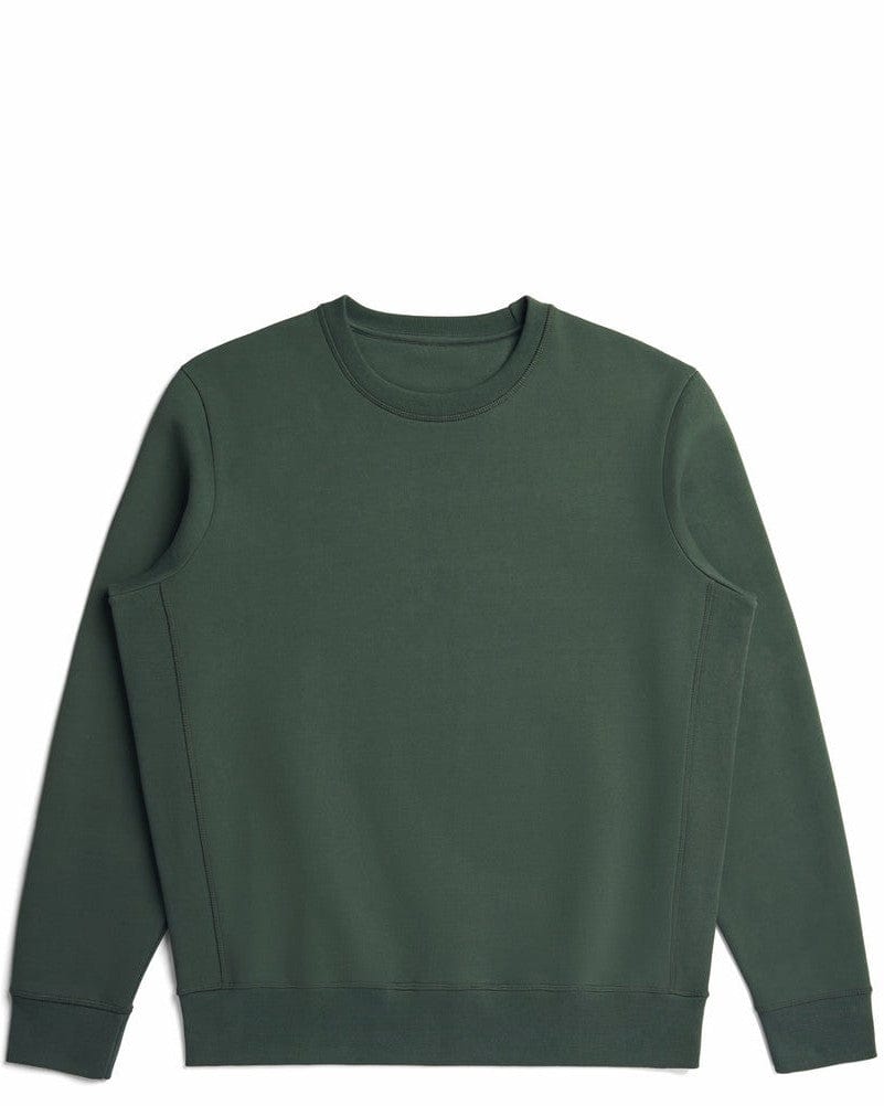 S 100% Premium Organic Brushed Cotton Crew, Coed 12oz - Ivy 100% Premium Organic Brushed Cotton Crew, Coed 12oz - Ivy Product Description