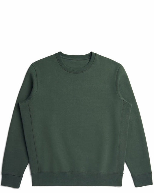 S 100% Premium Organic Brushed Cotton Crew, Coed 12oz - Ivy 100% Premium Organic Brushed Cotton Crew, Coed 12oz - Ivy Product Description