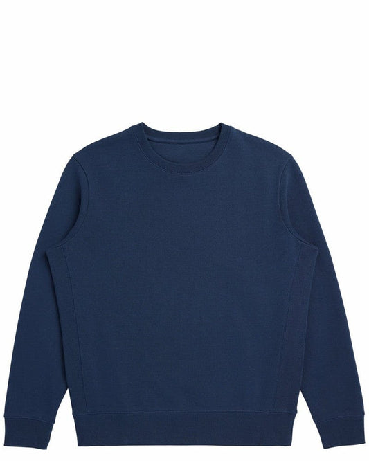 S 100% Premium Organic Brushed Cotton Crew, Coed 12oz - Ocean Navy 100% Premium Organic Brushed Cotton Crew, Coed 12oz - Ocean Navy Product Description