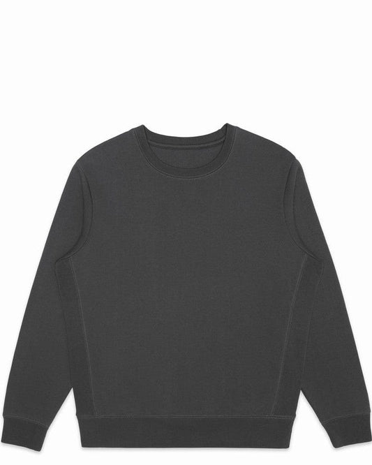 S 100% Premium Organic Brushed Cotton Crew, Coed 12oz - Slate 100% Premium Organic Brushed Cotton Crew, Coed 12oz - Slate Product Description