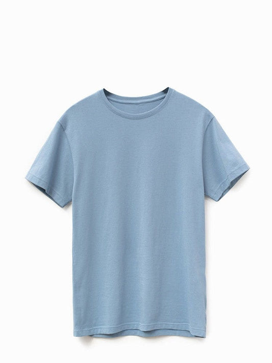 T-Shirts S 100% American Grown SUPIMA® Cotton T-Shirt. Coed 6 oz. Midweight - Cloudy Blue 100% American Grown SUPIMA® Cotton T-Shirt. Coed 6 oz. Midweight - Cloudy Blue Product Description