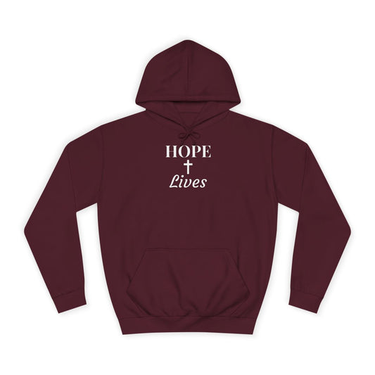 Unisex "HOPE Lives" Hoodie - Sustainable Premium Cotton - Rose & Rae Threads