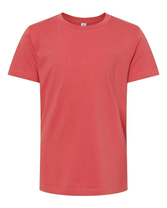 Youth Organic Cotton T-Shirt Brick 25.00 - Rose & Rae Threads
